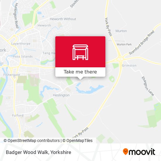 Badger Wood Walk map