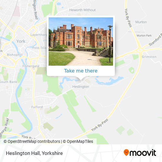 Heslington Hall map