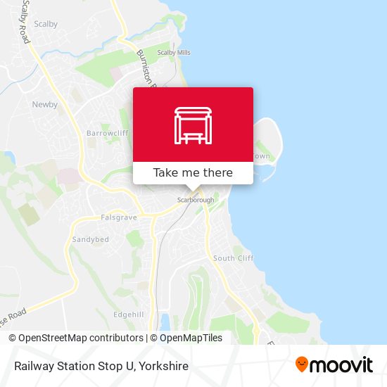 Railway Station Stop U map