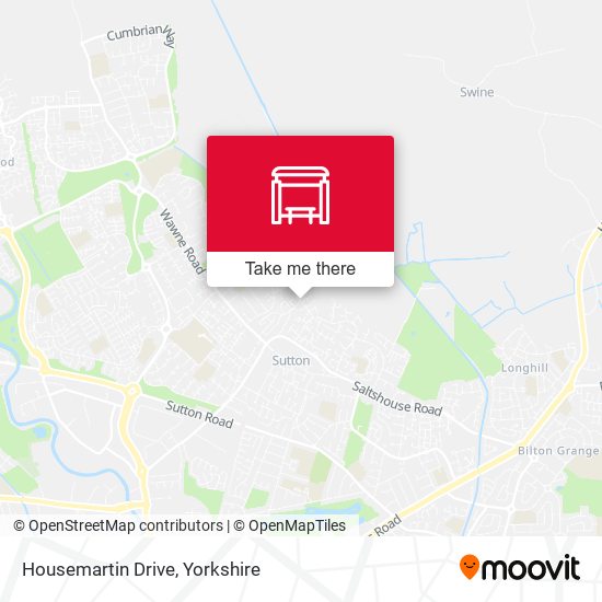 Housemartin Drive map