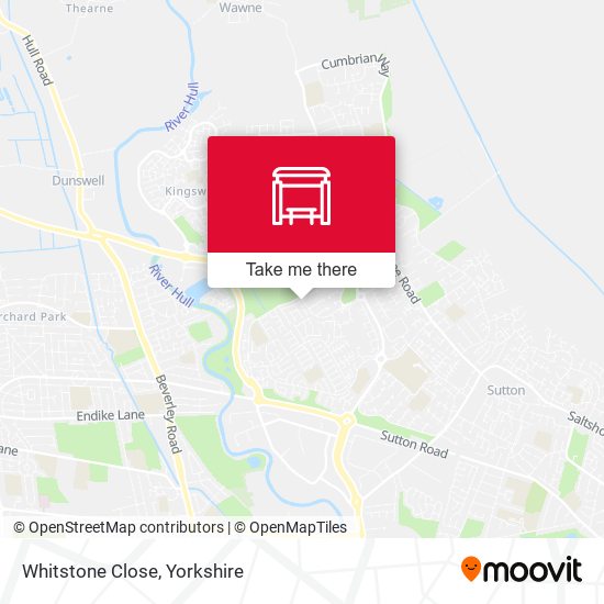 Whitstone Close map