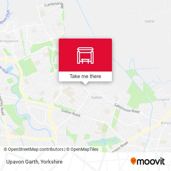 Upavon Garth map