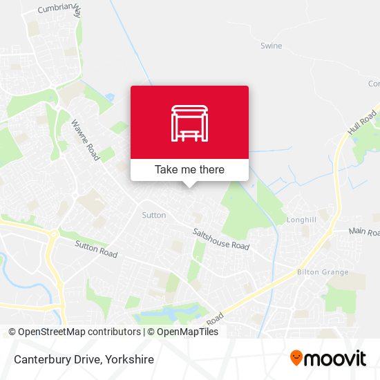 Canterbury Drive map
