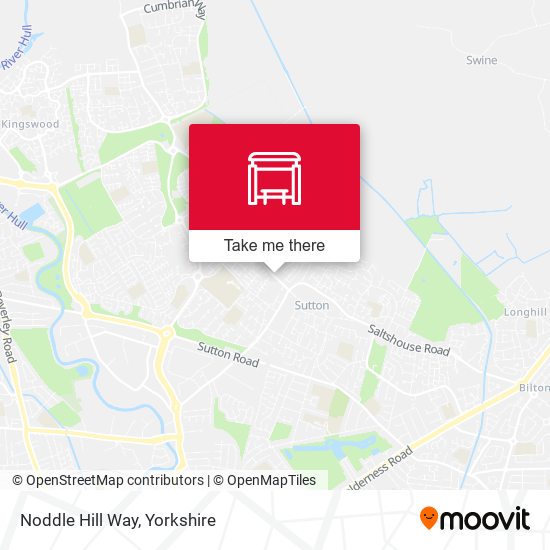 Noddle Hill Way map