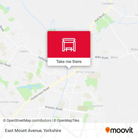 East Mount Avenue map