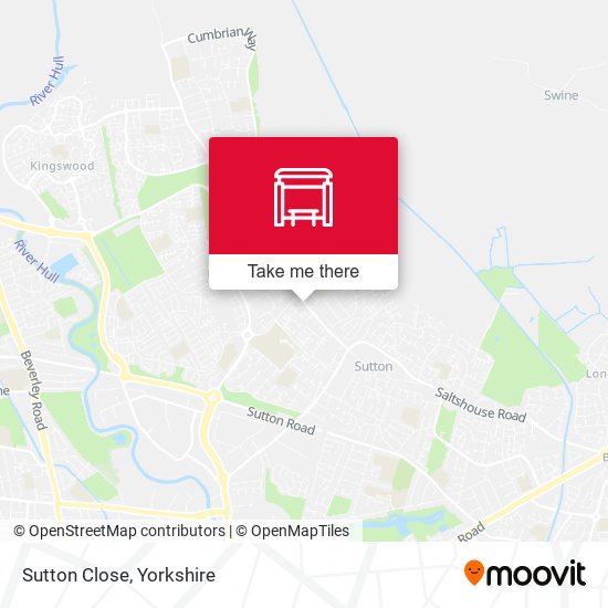 Sutton Close map