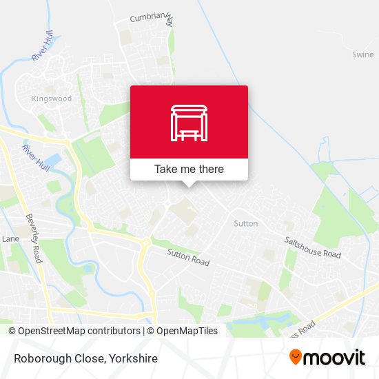 Roborough Close map