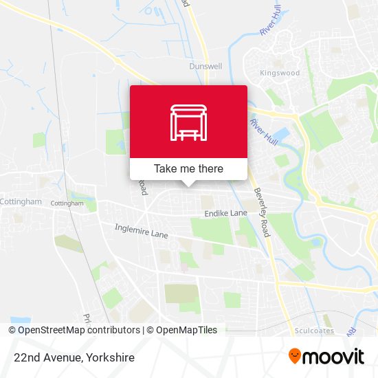 22nd Avenue map