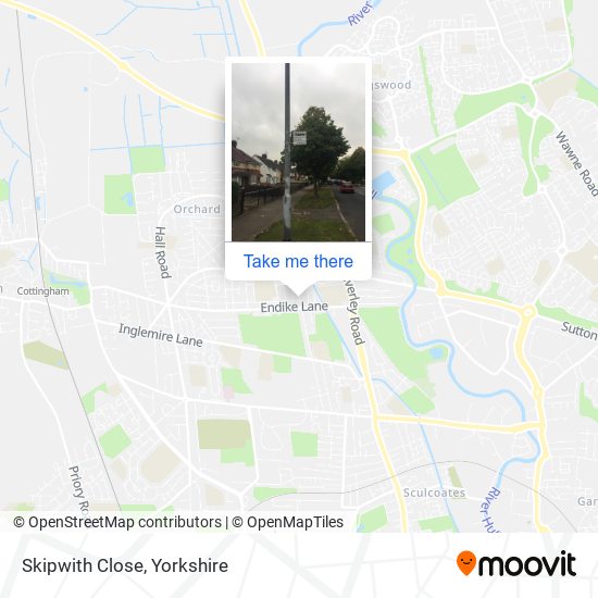 Skipwith Close map