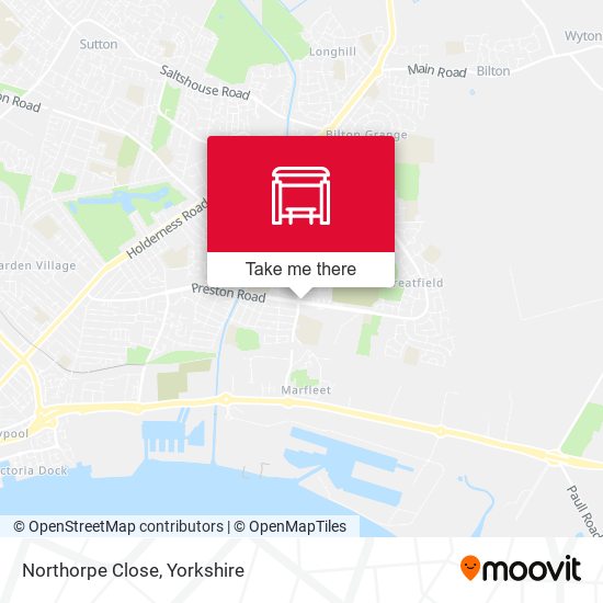 Northorpe Close map