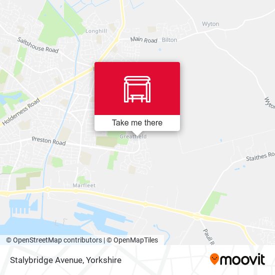 Stalybridge Avenue map
