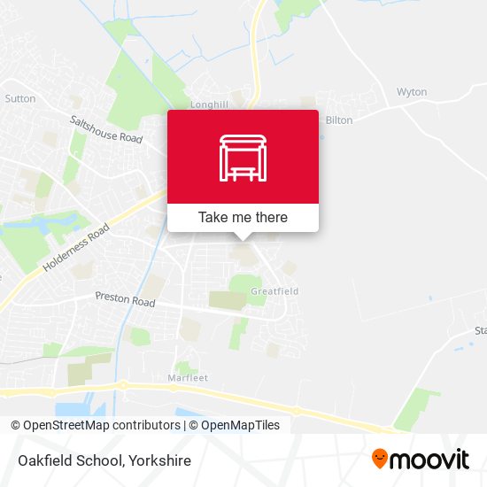 Oakfield School map