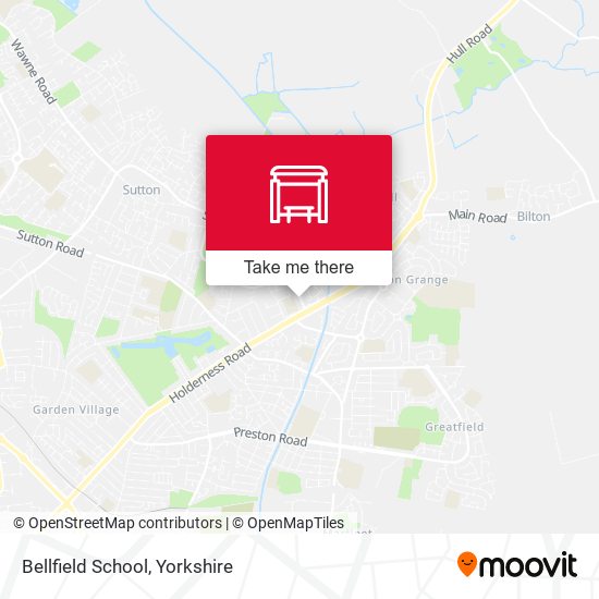 Bellfield School map
