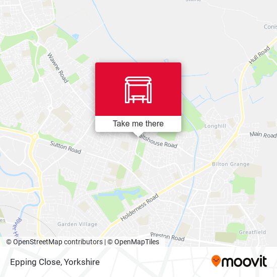 Epping Close map