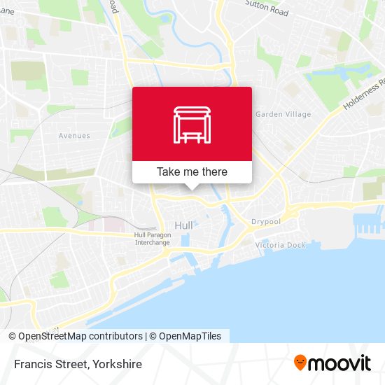 Francis Street map