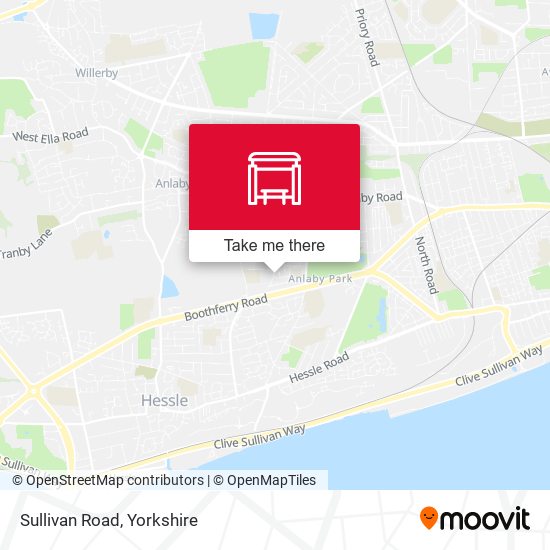 Sullivan Road map