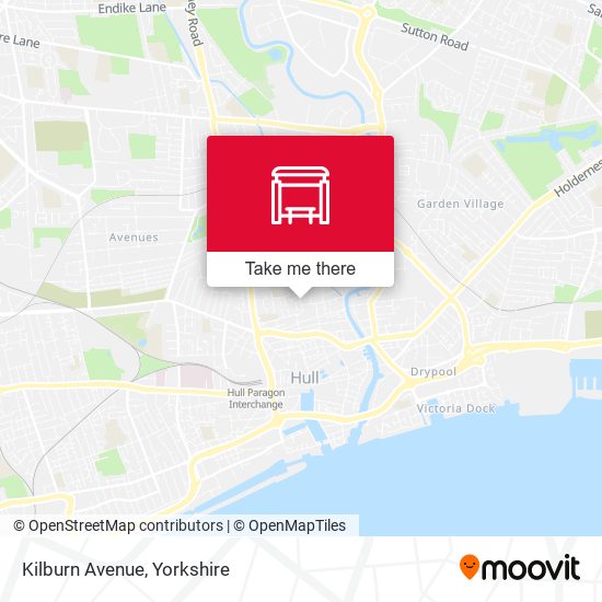 Kilburn Avenue map