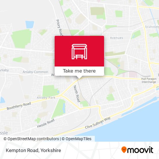 Kempton Road map