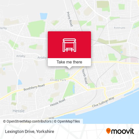 Lexington Drive map