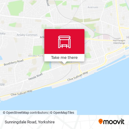 Sunningdale Road map