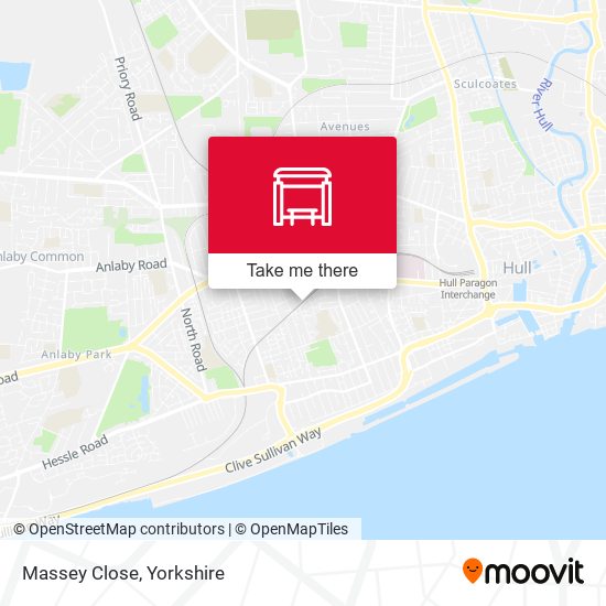 Massey Close map