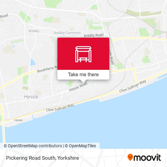 Pickering Road South map