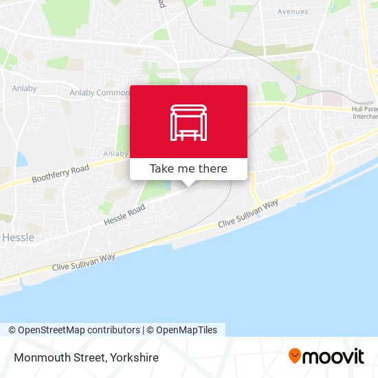 Monmouth Street map