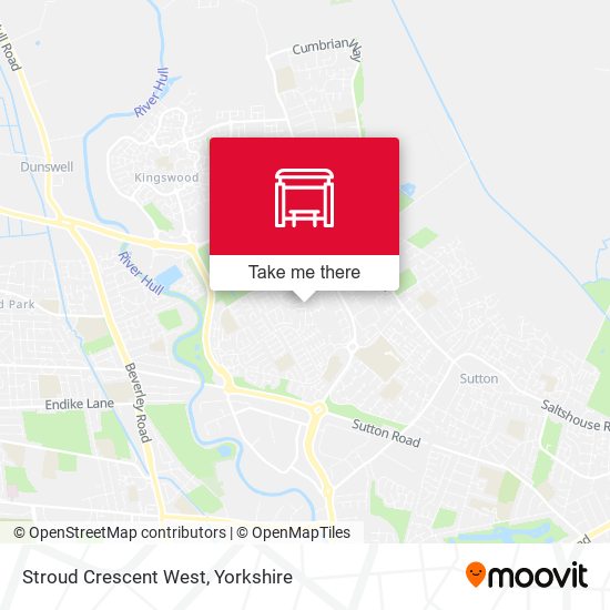 Stroud Crescent West map