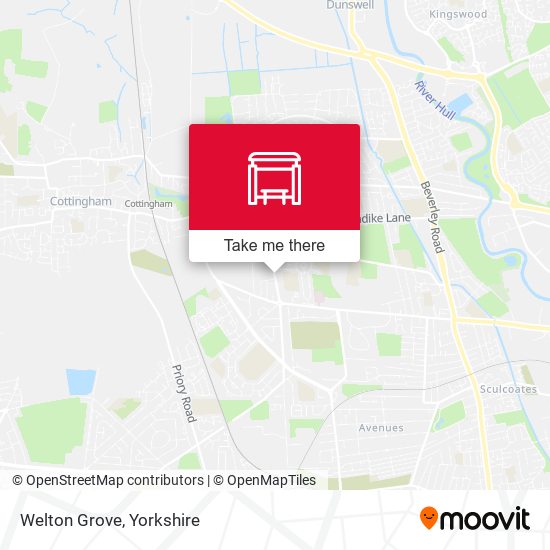 Welton Grove map