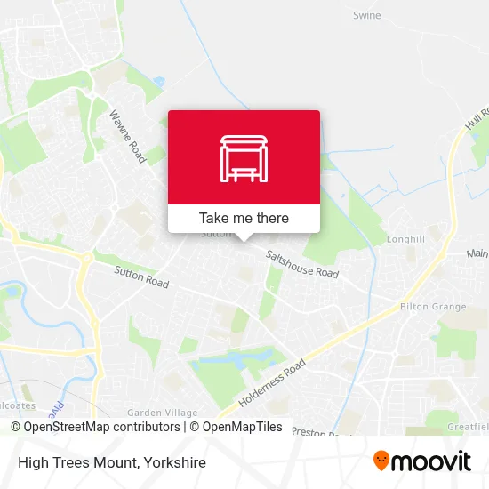 High Trees Mount map