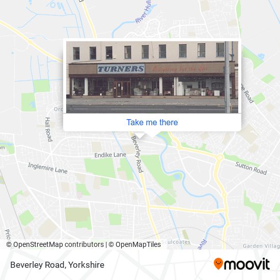 Beverley Road map