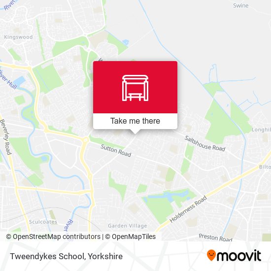 Tweendykes School map