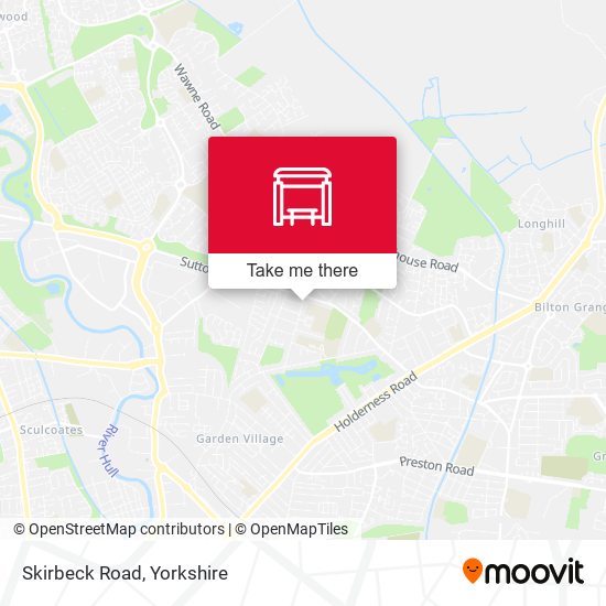 Skirbeck Road map