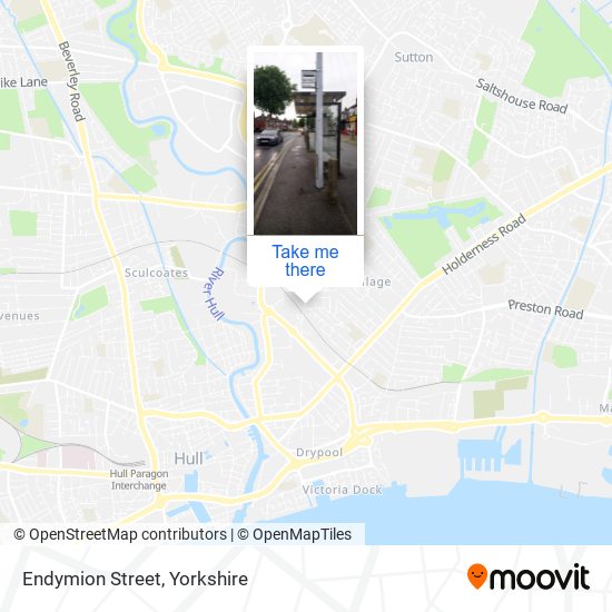 Endymion Street map