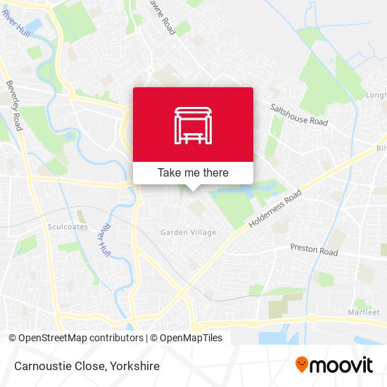 Carnoustie Close map