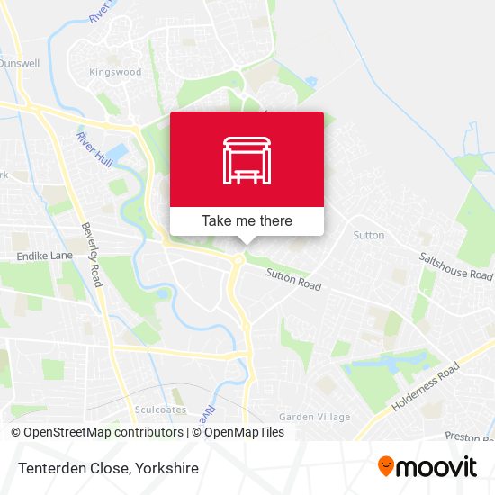 Tenterden Close map