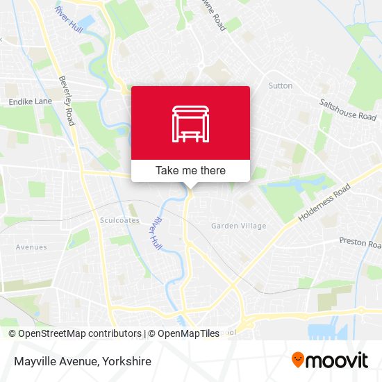 Mayville Avenue map