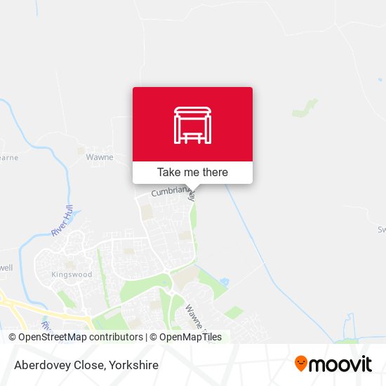 Aberdovey Close map