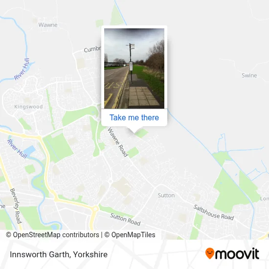 Innsworth Garth map