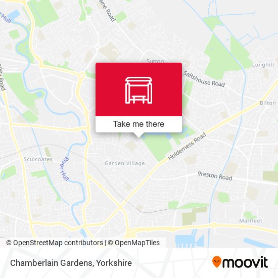 Chamberlain Gardens map