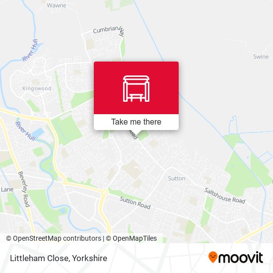 Littleham Close map