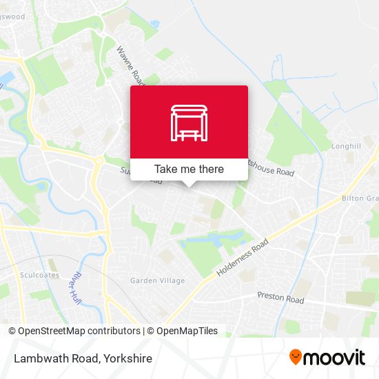 Lambwath Road map