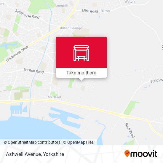 Ashwell Avenue map