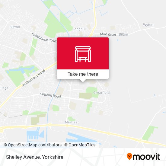 Shelley Avenue map