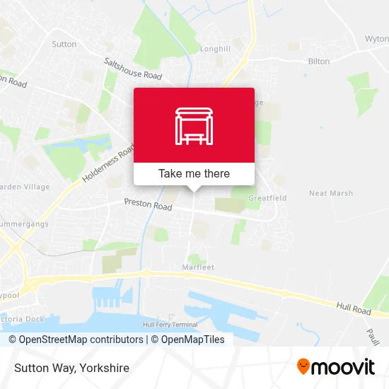 Sutton Way map