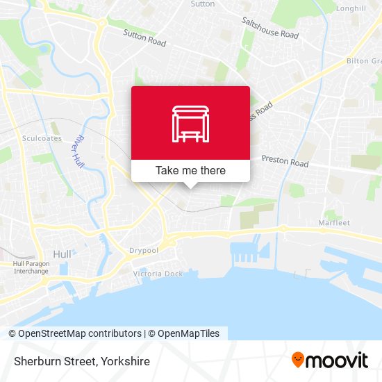 Sherburn Street map