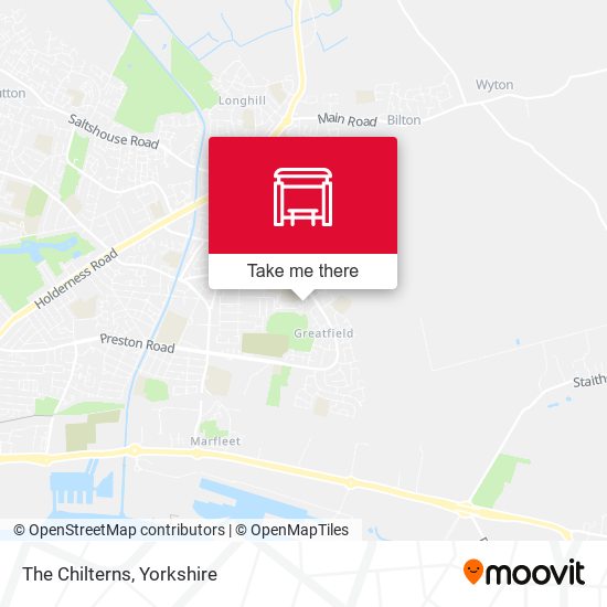 The Chilterns map