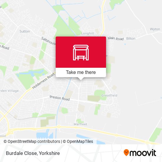 Burdale Close map