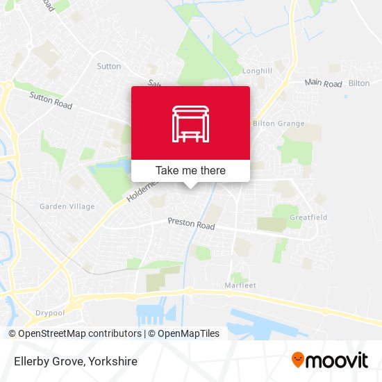 Ellerby Grove map