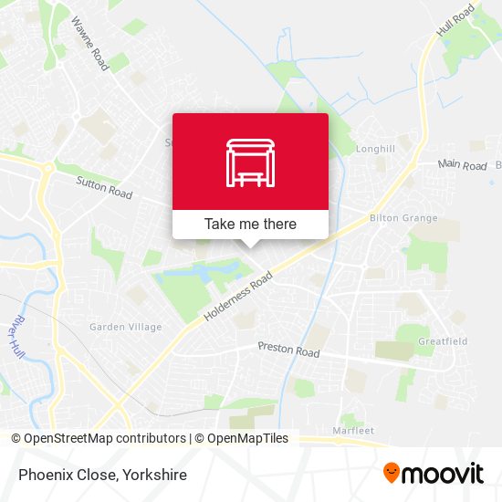 Phoenix Close map